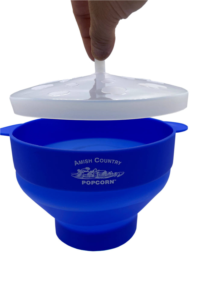 Silicone Microwave Popper: Teal
