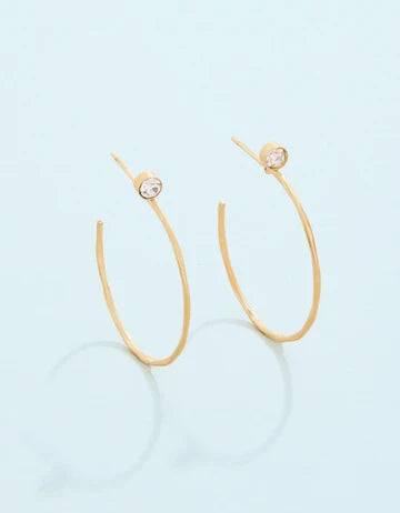 Splash Ultrathin Hoop Earrings
