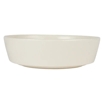 Stoneware & Acacia Serving Dishes - 2 Sizes