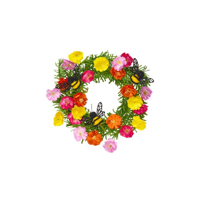 Summer days bee candle ring view 5 from Magnolias Home Decor