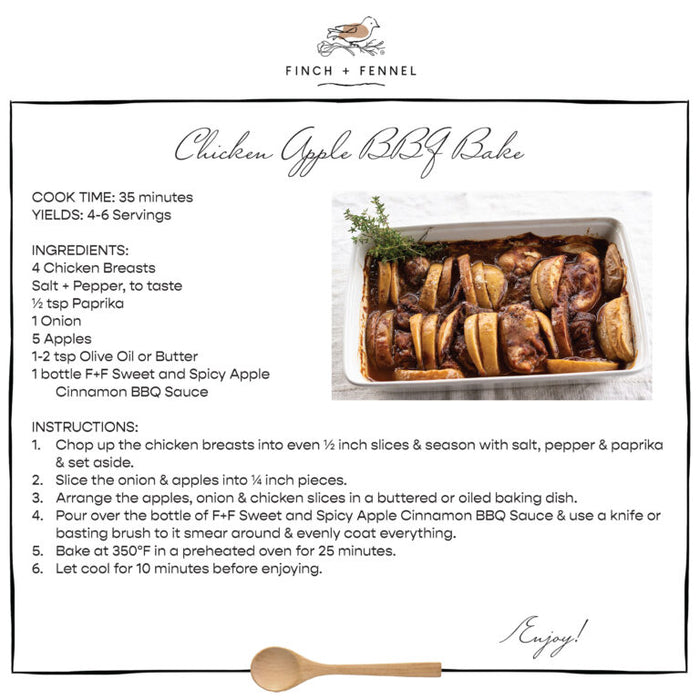 Sweet + Spicy Apple Cinnamon BBQ Sauce