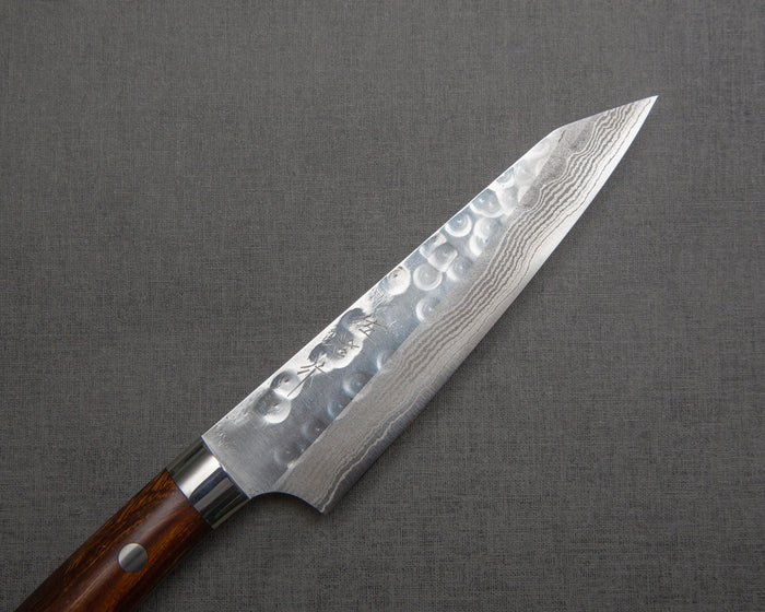 Takeshi Saji SRS-13 Damascus Tsuchime 130mm Petty with Ironwood Handle