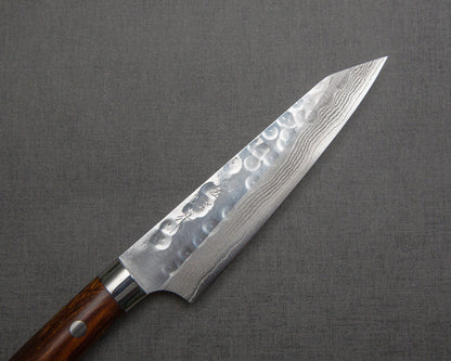 Takeshi Saji SRS-13 Damascus Tsuchime 130mm Petty with Ironwood Handle