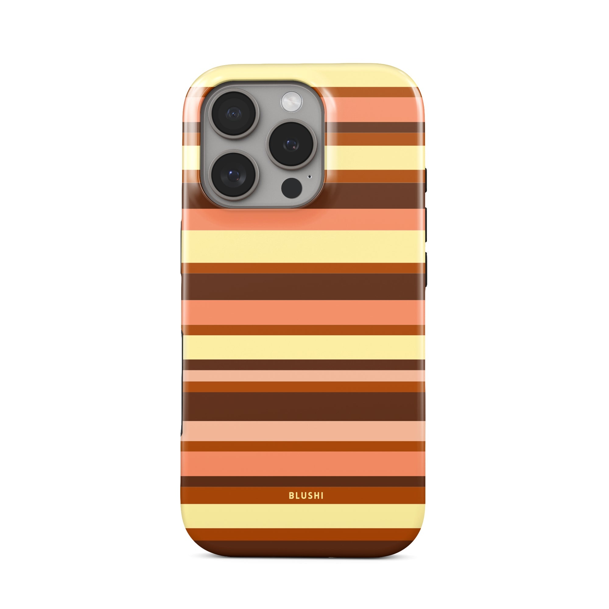 Terracotta Striped Phone Case