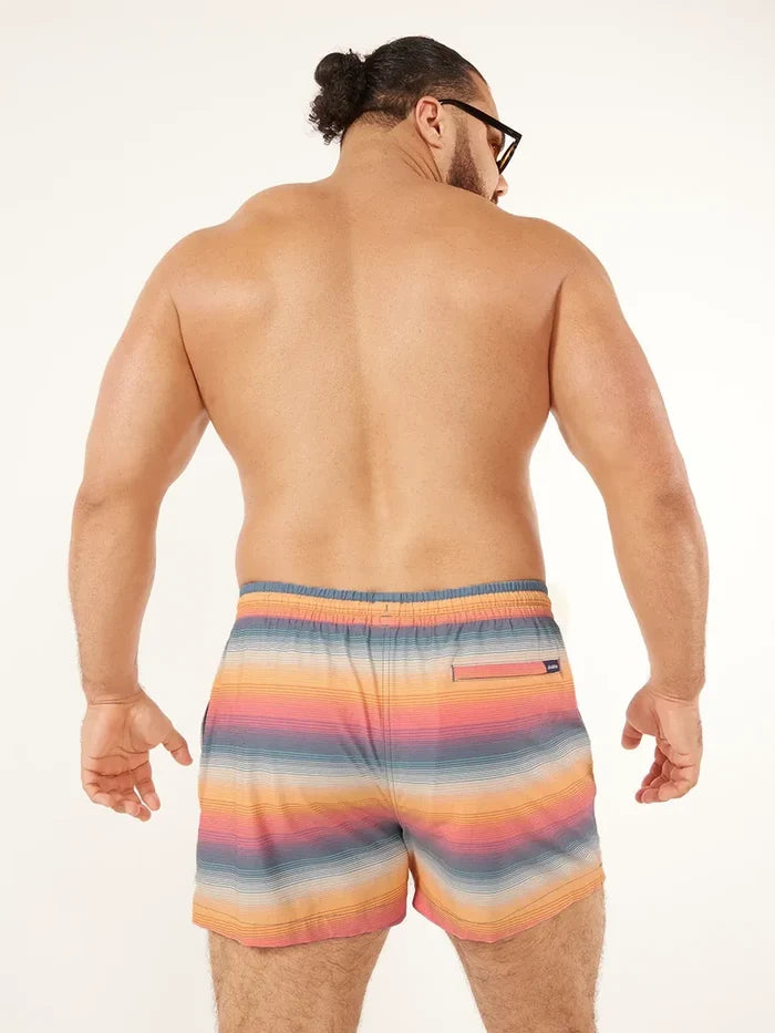 The Malibu Sunsets 4" (Classic Lined Swim Trunk) - Image 2 - Chubbies Shorts