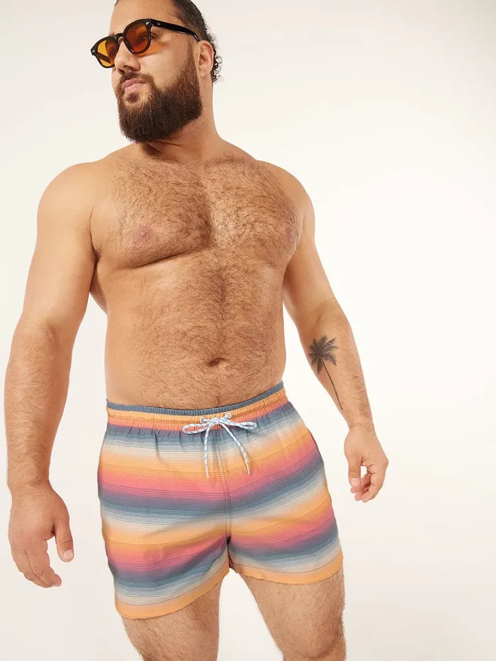The Malibu Sunsets 4" (Classic Lined Swim Trunk) - Image 4 - Chubbies Shorts