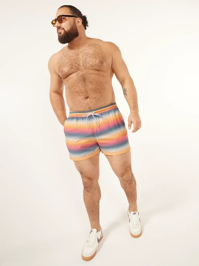 The Malibu Sunsets 4" (Classic Lined Swim Trunk) - Image 5 - Chubbies Shorts