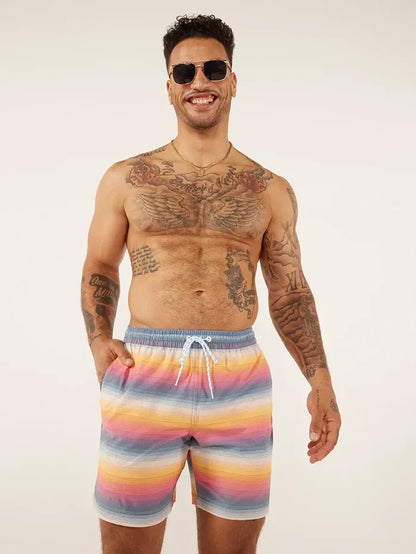 The Malibu Sunsets 7" (Classic Lined Swim Trunk) - Image 4 - Chubbies Shorts