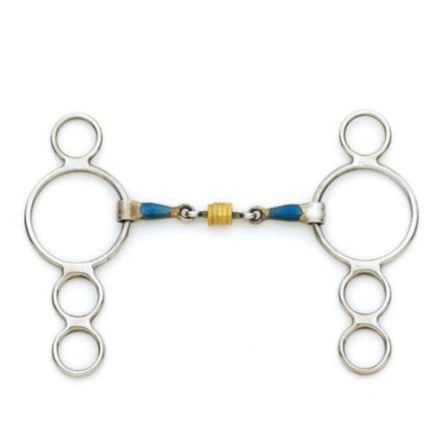 Three Ring Dutch Roller Gag Bit