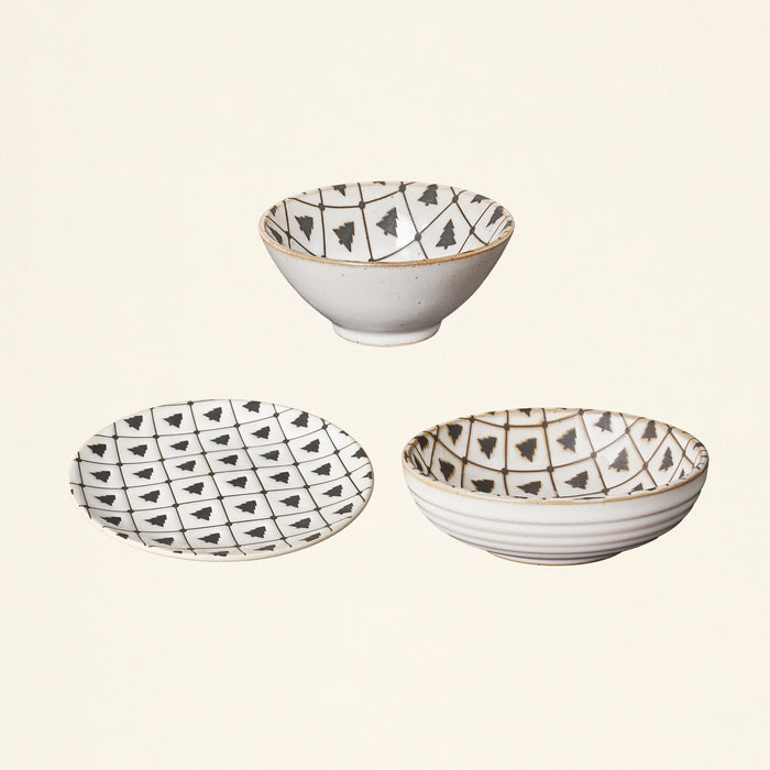 Tree Pattern Dip Bowl
