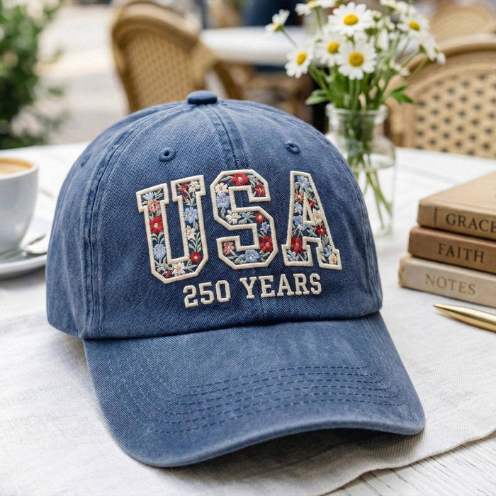 USA 250th Birthday America Hat