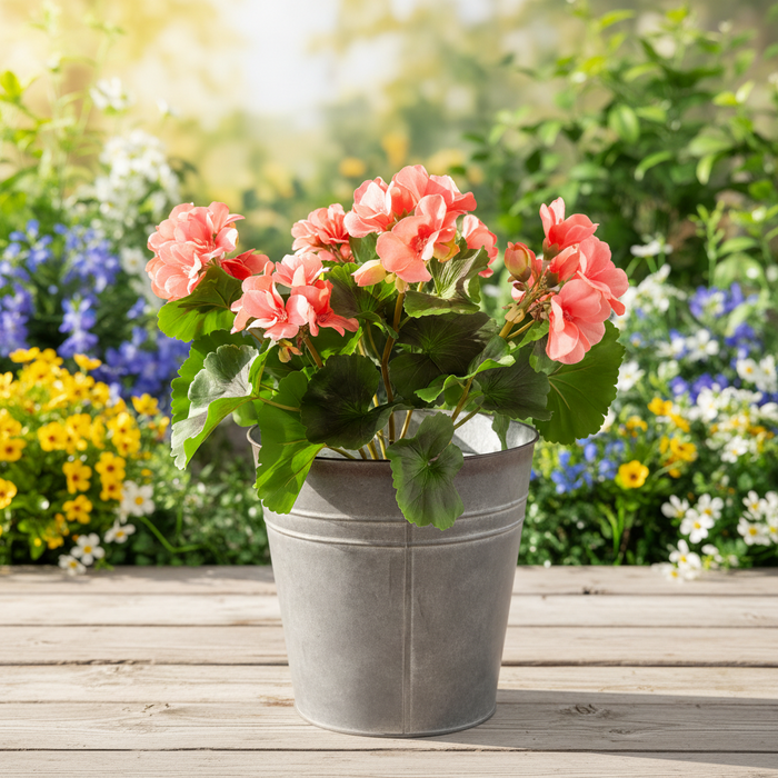 UV Protect Coral Soft Touch Geranium Bush