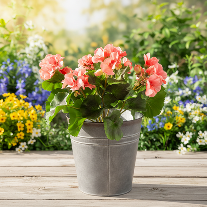 UV Protect Coral Soft Touch Geranium Bush