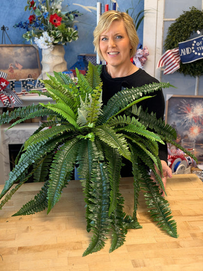 UV Protect Zoey Boston Fern Bush