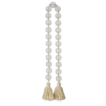 White Sea Glass & Jute Garland