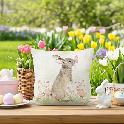 Woodland Bunny Indoor/Outdoor Pillow