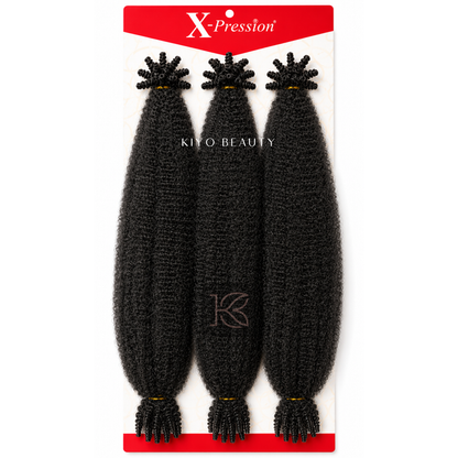 X-Pression Twisted Up Springy Afro Twist 24" 3X