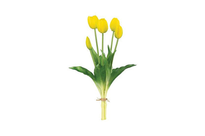 Yellow Real Touch Picked Tulip Bundle