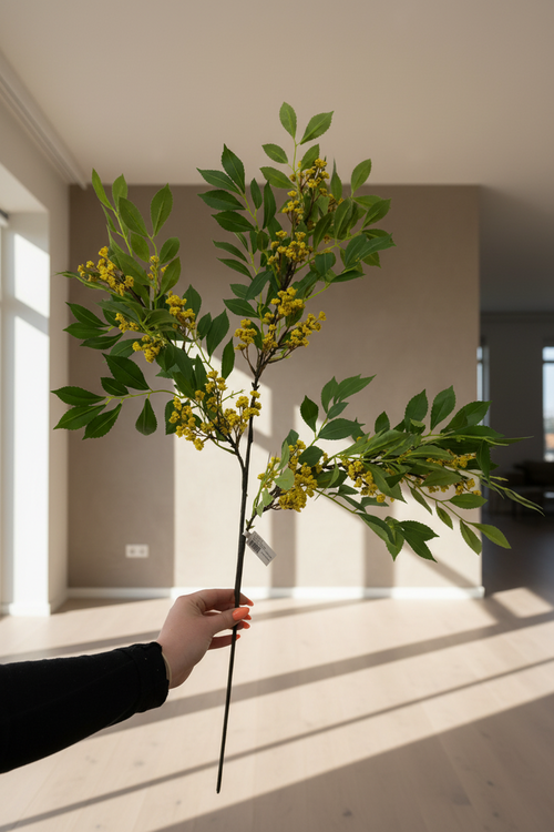 Yellow Sumac Leaf Spray